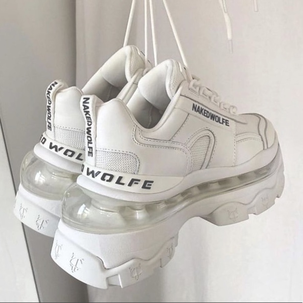 NAKED WOLFE✨ CHUNKY WHITE SNEAKER